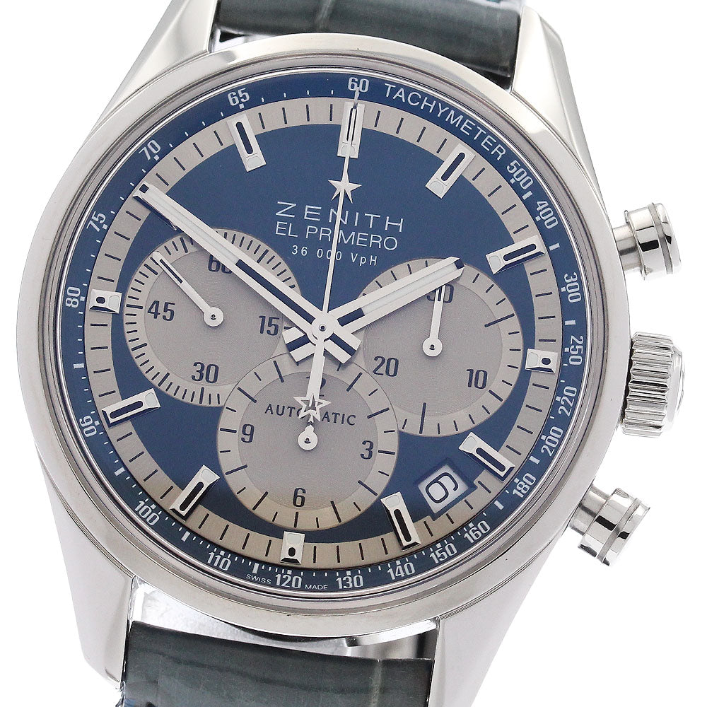 ZENITH El Primero 36000VPH 03.2150.400/51.C705 Chronograph Silver / Blue Dial Automatic Men's Watch_959678