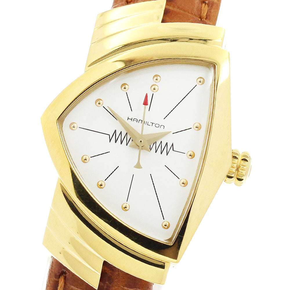 HAMILTON Ventura H241010 white Dial Quartz Ladies Watch_959693