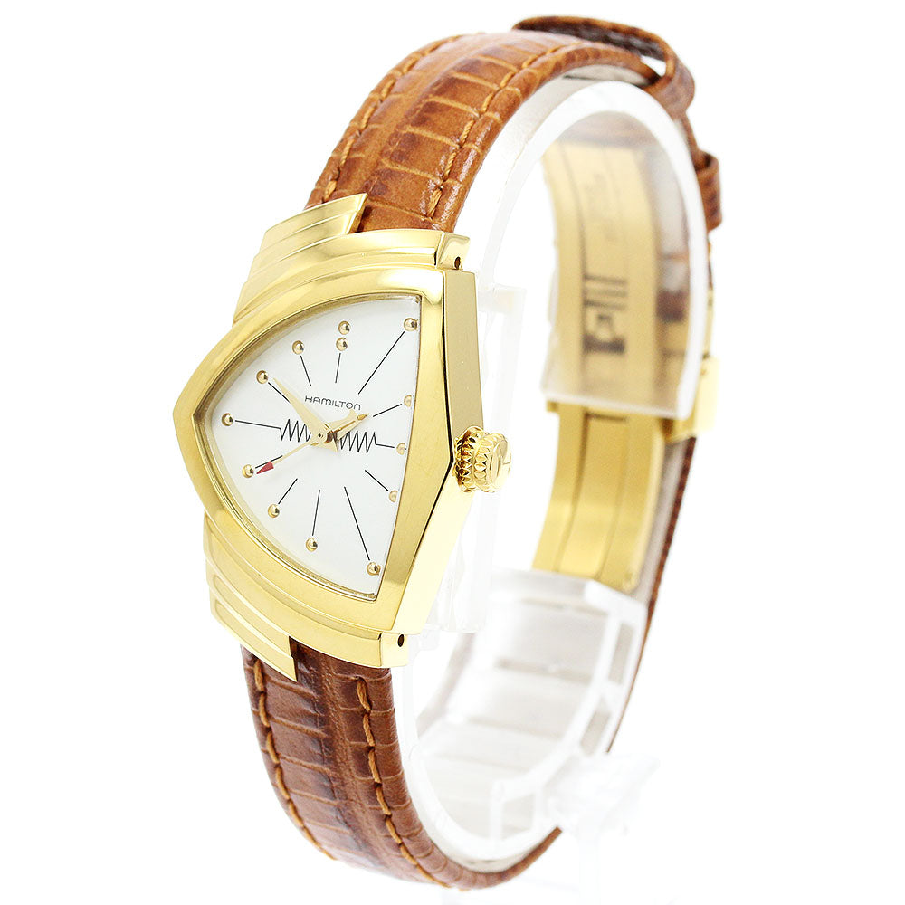 HAMILTON Ventura H241010 white Dial Quartz Ladies Watch_959693