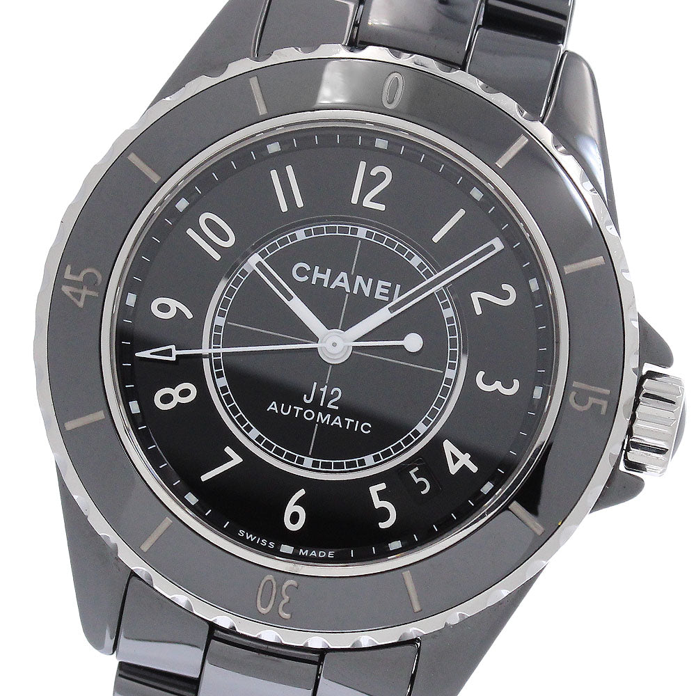 CHANEL J12 H5697 Black ceramic date black Dial Automatic Men's Watch_959755