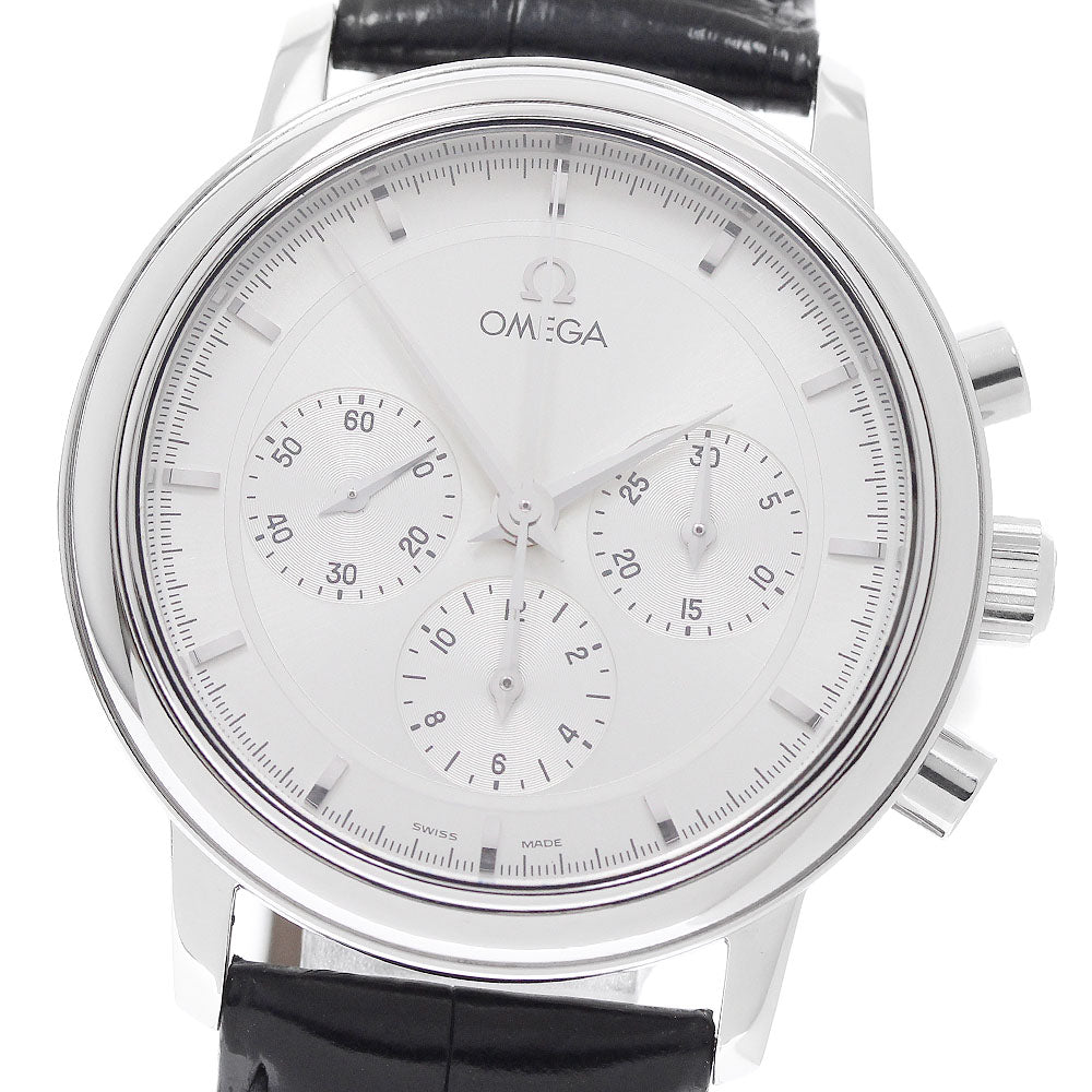 OMEGA De Ville 4840.31 Chronograph Silver Dial Hand Winding Men's Watch_959818