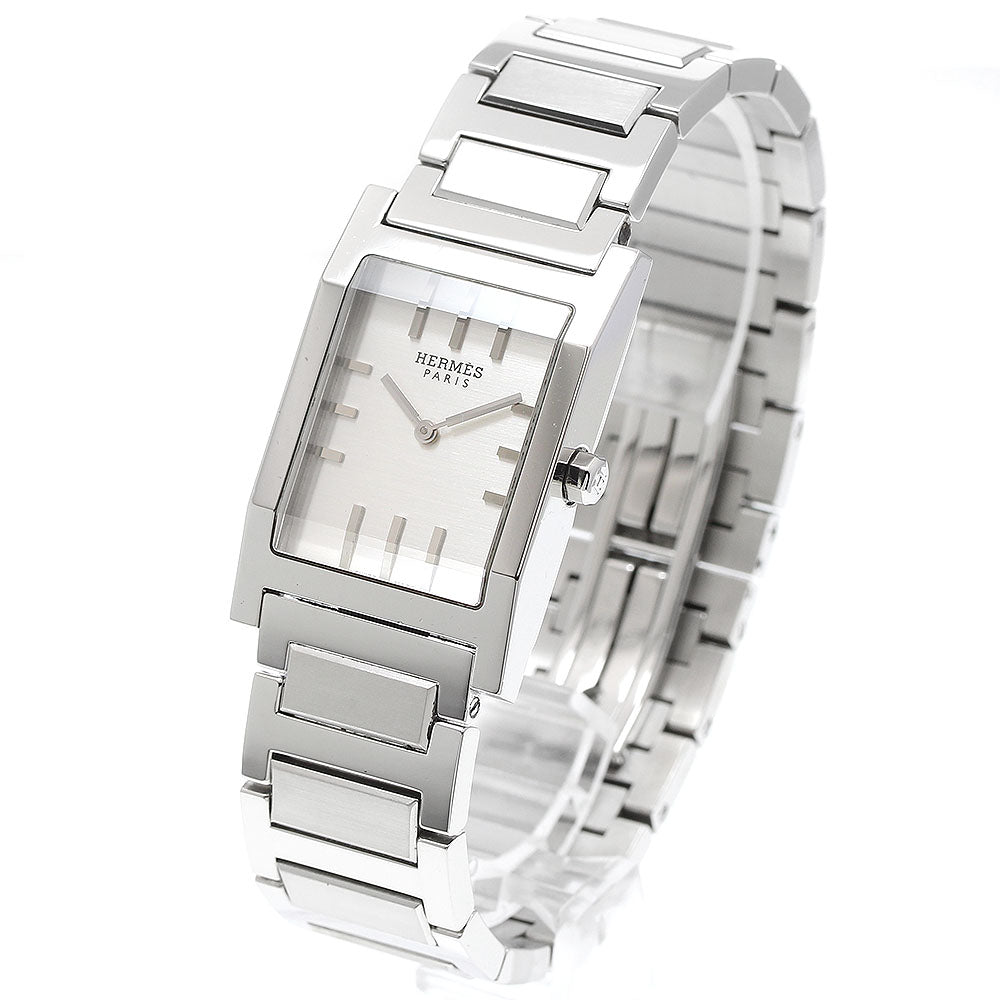 HERMES tandem TA1.710 Silver Dial Quartz Men's Watch_959855