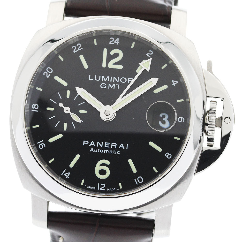 PANERAI Luminor PAM00244 GMT date black Dial Automatic Men's Watch_959881