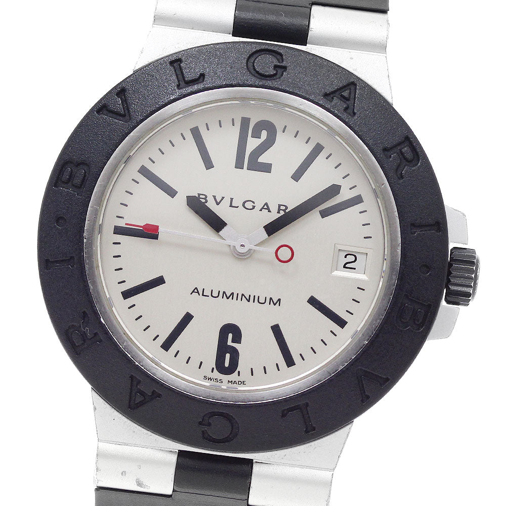 aluminum AL38A Date Silver Dial Automatic Men's Watch_959898