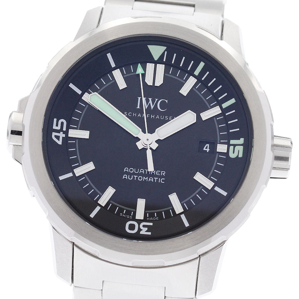 IWC SCHAFFHAUSEN Aqua timer IW328803 Black Dial Automatic Men's Watch_959900