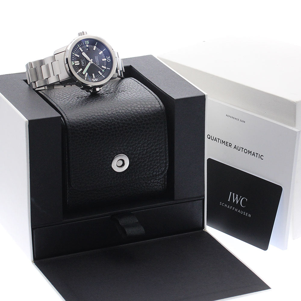 IWC SCHAFFHAUSEN Aqua timer IW328803 Black Dial Automatic Men's Watch_959900