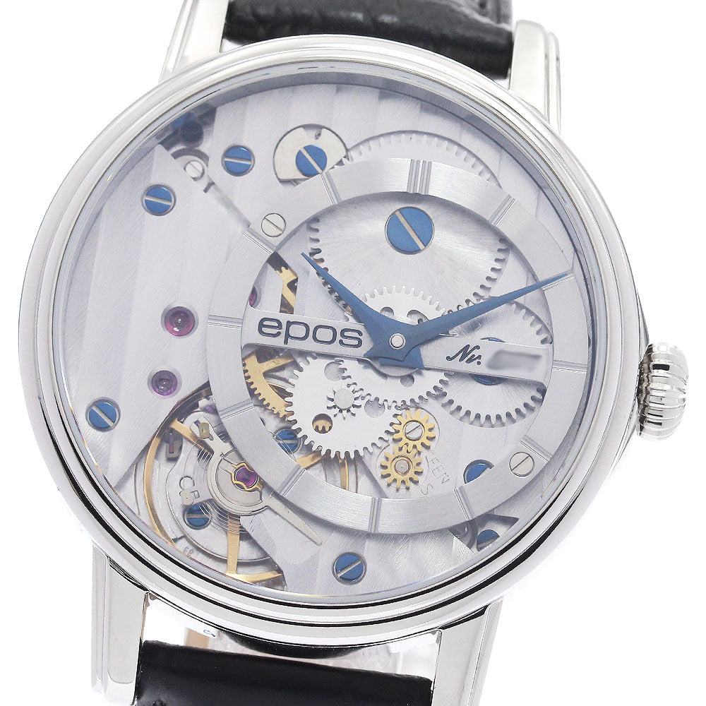 EPOS Vern 3435CGSL skeleton Dial Hand Winding Men's Watch_959932