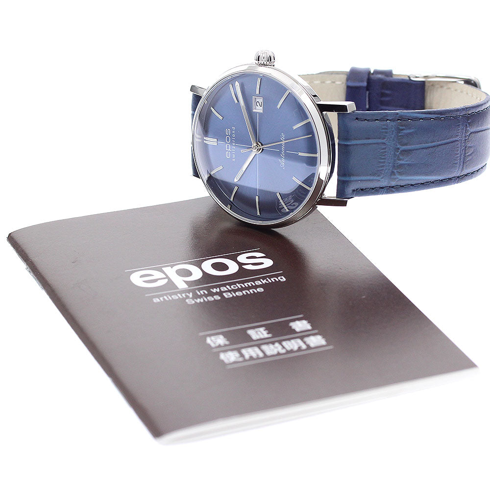 EPOS Originale Retro 3437BL Date blue Dial Automatic Men's Watch_959939
