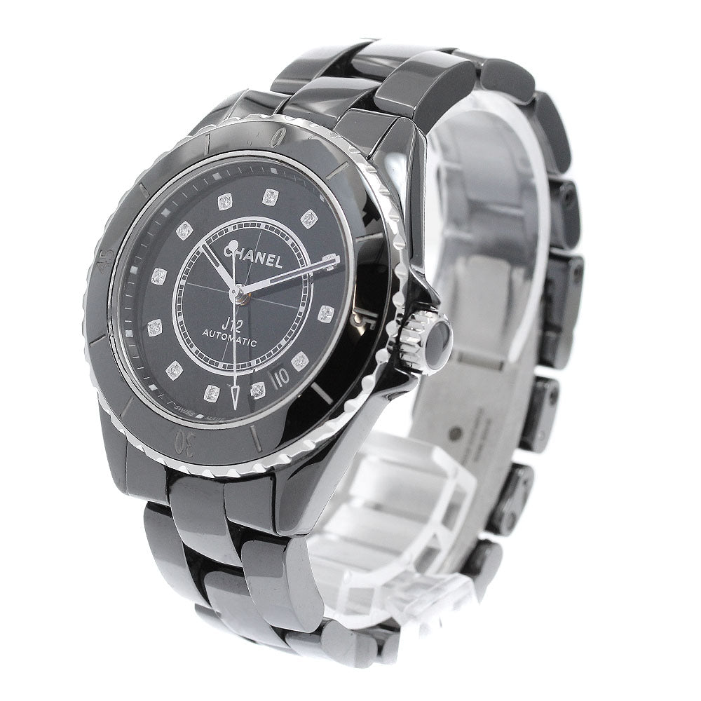 CHANEL J12 H5702 Black ceramic 12P diamond black Dial Automatic Men's_959990