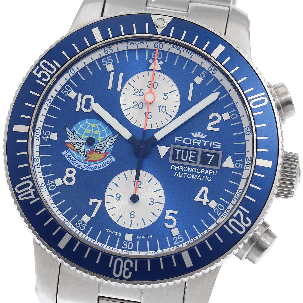 FORTIS Cosmonaut 638 Blue Impulse 638.10.141.4 Chronograph AT Men's_960007