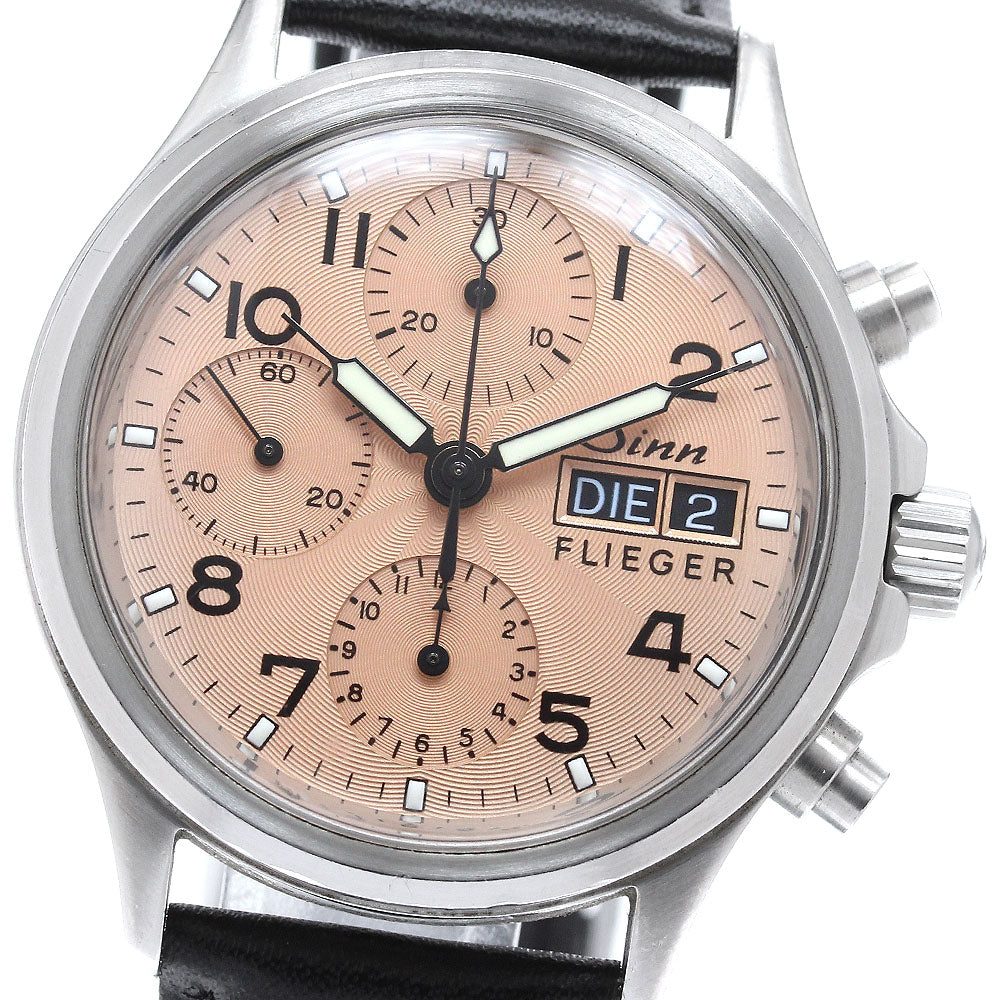 Sinn 356 Instruments 356 Chronograph day date pink Dial AT Men's Watch_960035