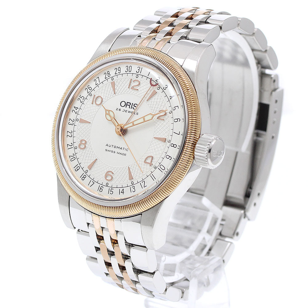 ORIS Pointer date 7543 Big crown Silver Dial Automatic Men's Watch_960036