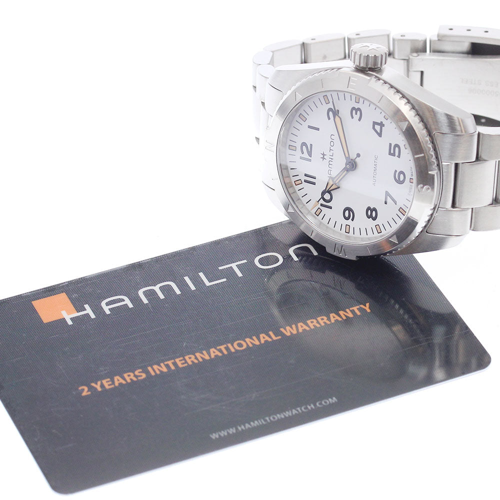 HAMILTON khaki field expedition H702250 white Dial Automatic Men's Watch_960042