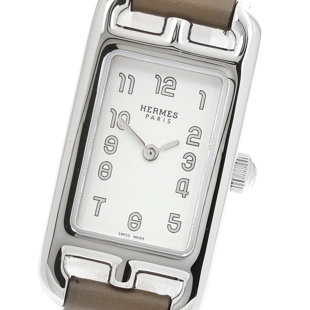 HERMES Nantucket NA2.110 Silver Dial Quartz Ladies Watch_960169