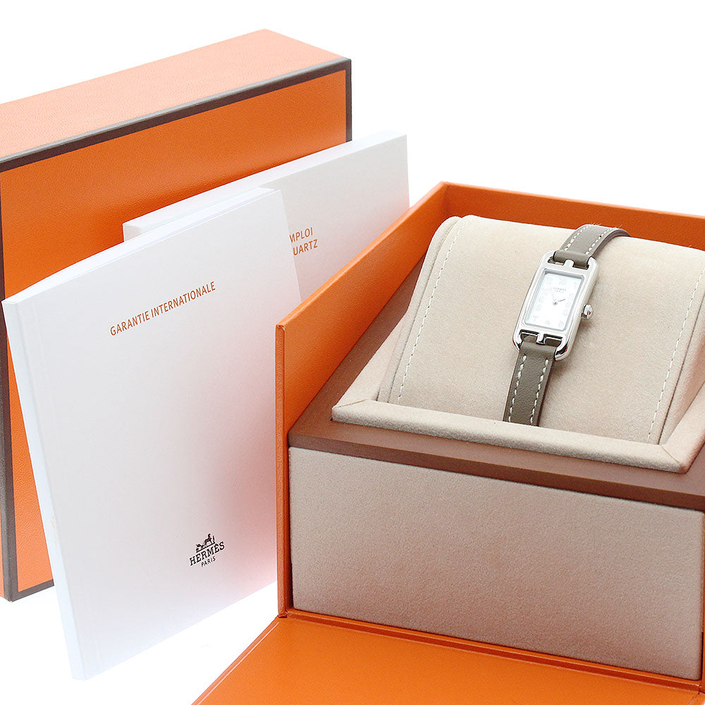 HERMES Nantucket NA2.110 Silver Dial Quartz Ladies Watch_960169