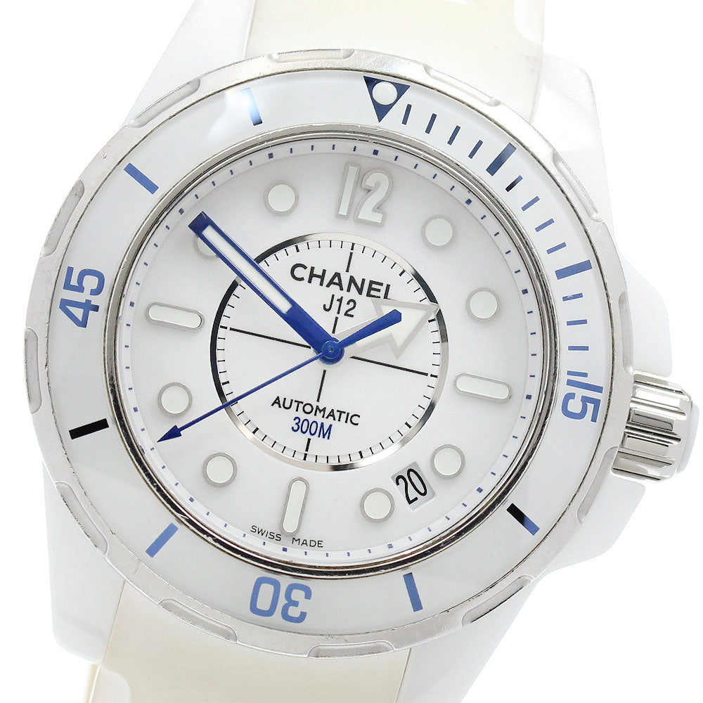 CHANEL J12 Marine H2560 Date White Ceramic white Dial Automatic Men's_960193