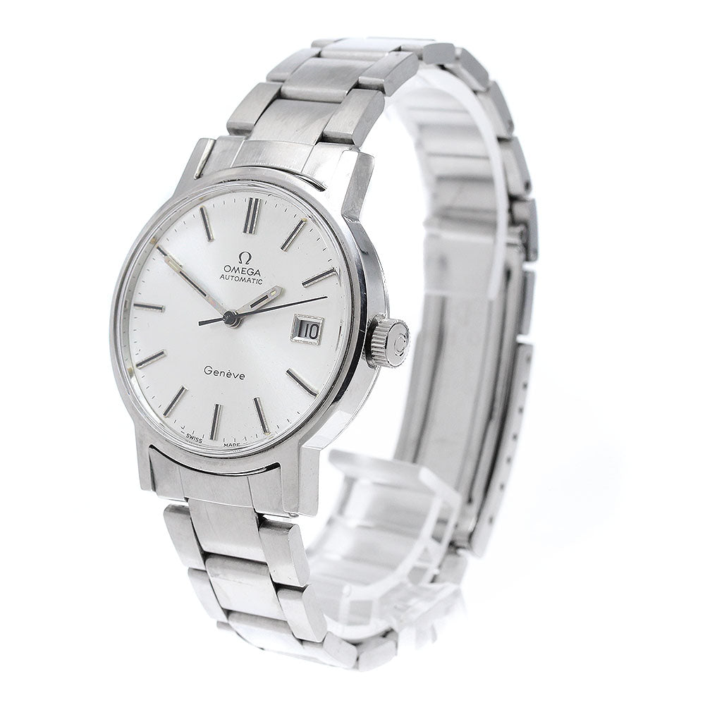 OMEGA Geneve 1660098 Cal.1481 Date Silver Dial Automatic Men's Watch_960253