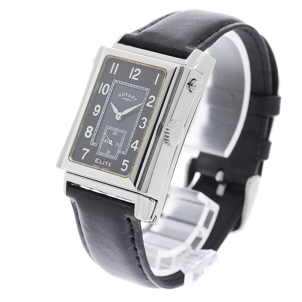 ROTARY Elite Reverso Small seconds Black / Silver Dial Quartz Men's Watch_960310