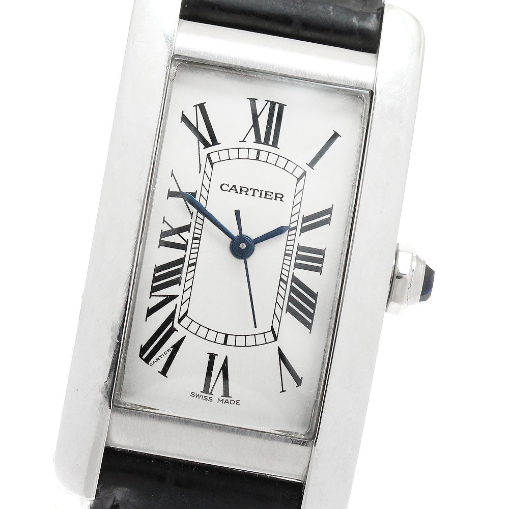 CARTIER Tank AmericanMM WSTA0017 Silver Dial Automatic Boy's Watch_960423