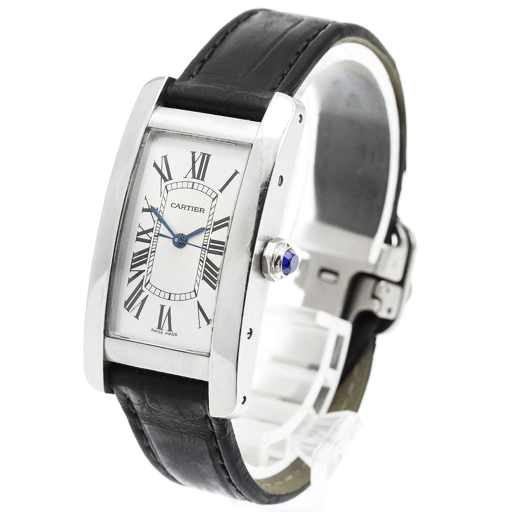 CARTIER Tank AmericanMM WSTA0017 Silver Dial Automatic Boy's Watch_960423