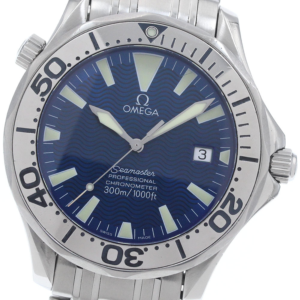 OMEGA Seamaster300 2255.80 Date blue Dial Automatic Men's Watch_960559