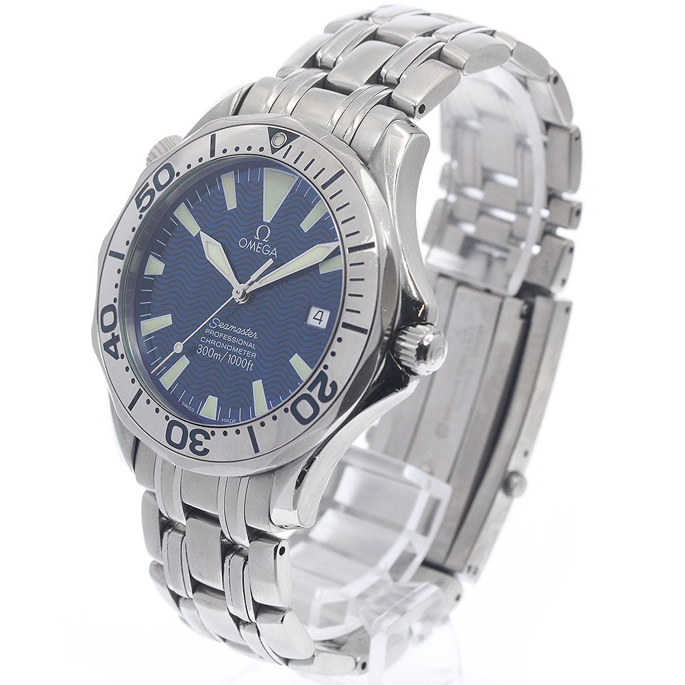 OMEGA Seamaster300 2255.80 Date blue Dial Automatic Men's Watch_960559