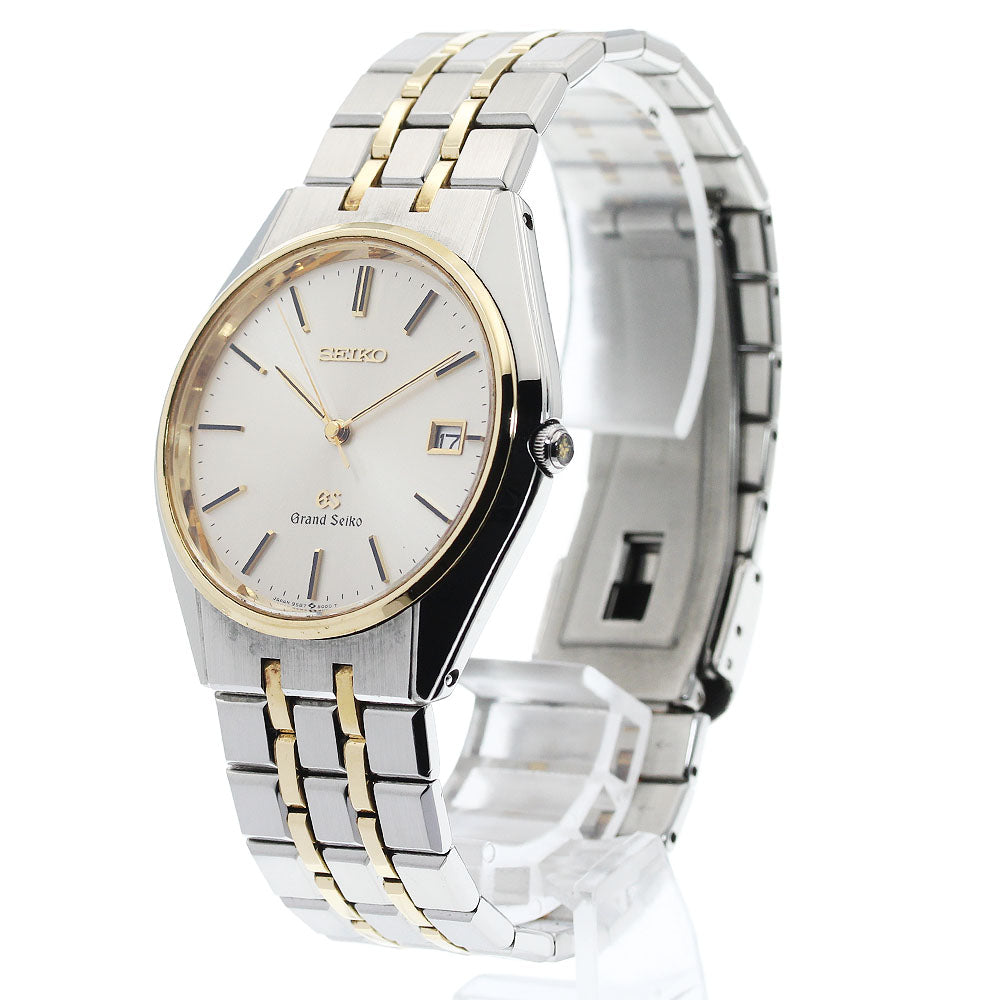 SEIKO Grand Seiko SBGS004/9587-8000 Date Champagne Gold Dial Quartz Men's_960602