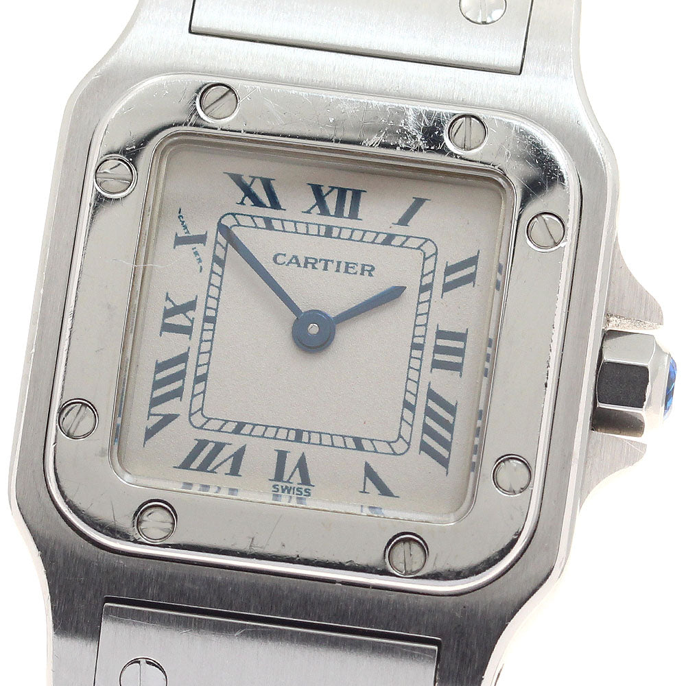 CARTIER Santos GalbeeSM W20017D6 Beige Dial Quartz Ladies Watch_960603