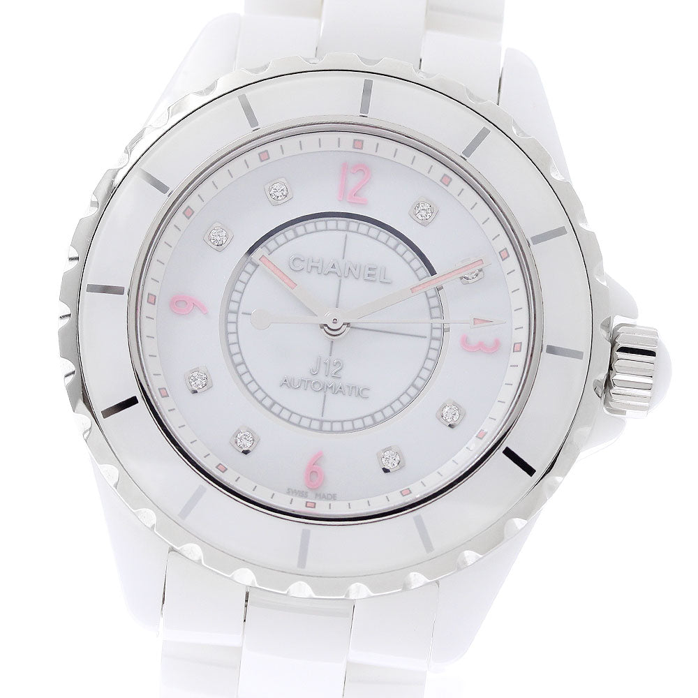CHANEL J12 Pink light H4864 8P diamond white Dial Automatic Men's Watch_960725