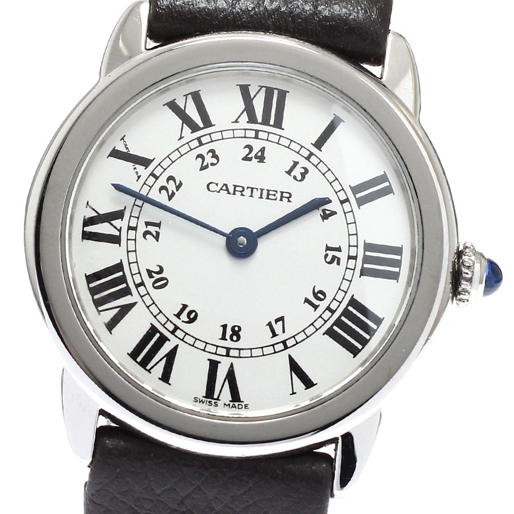 CARTIER Ronde Solo SM W6700155 Silver Dial Quartz Ladies Watch_960865