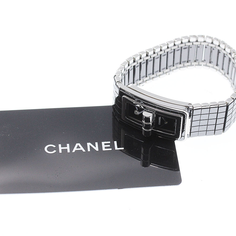 CHANEL Code Coco H5147 1P diamond Black Dial Quartz Men's Watch_961089