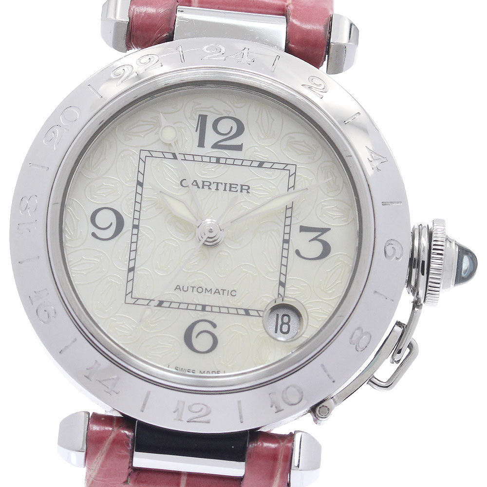 CARTIER Pasha C Meridian 2004 Christmas Limited Edition W3107199 Date White shell Dial Automatic Boy's Watch_961101