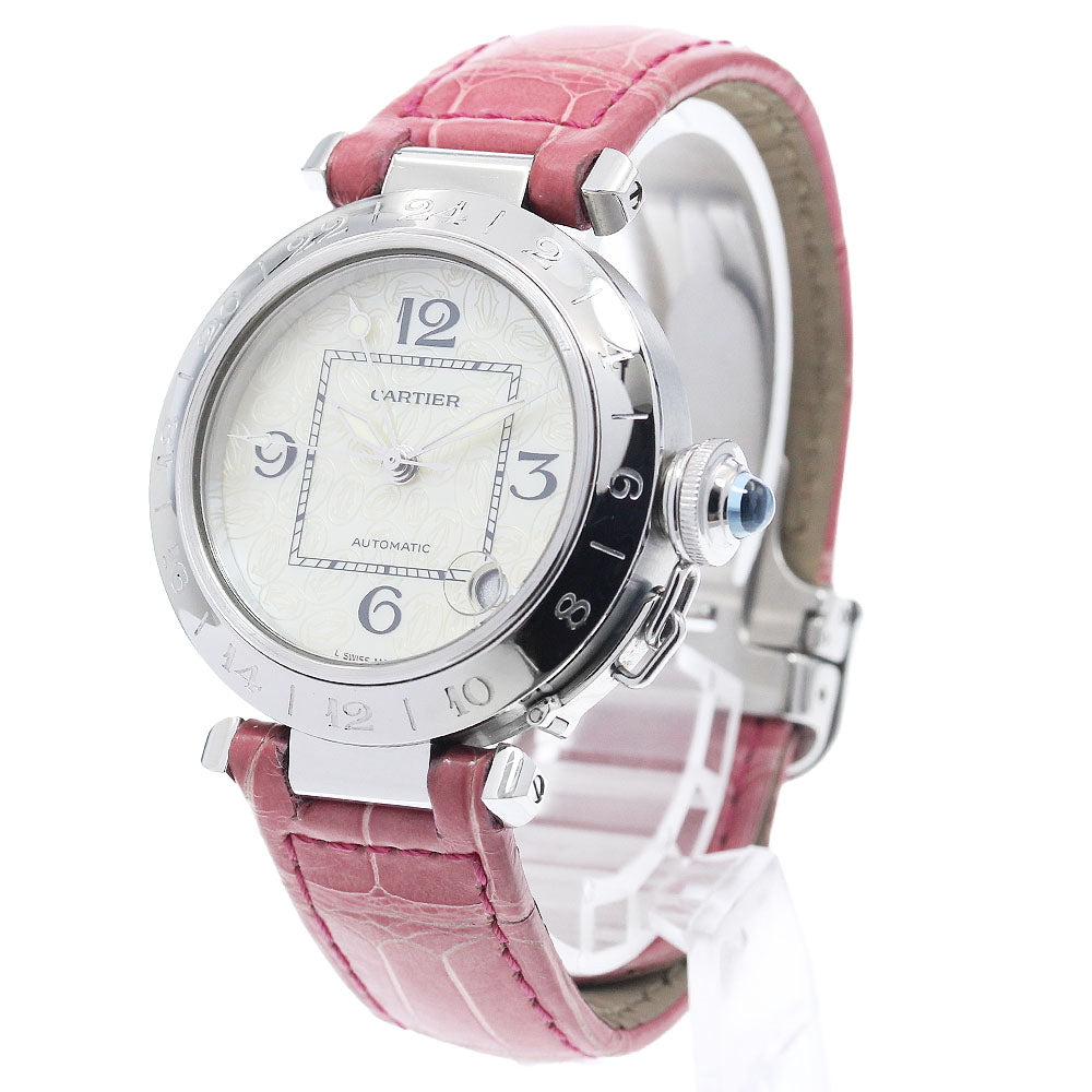 CARTIER Pasha C Meridian 2004 Christmas Limited Edition W3107199 Date White shell Dial Automatic Boy's Watch_961101