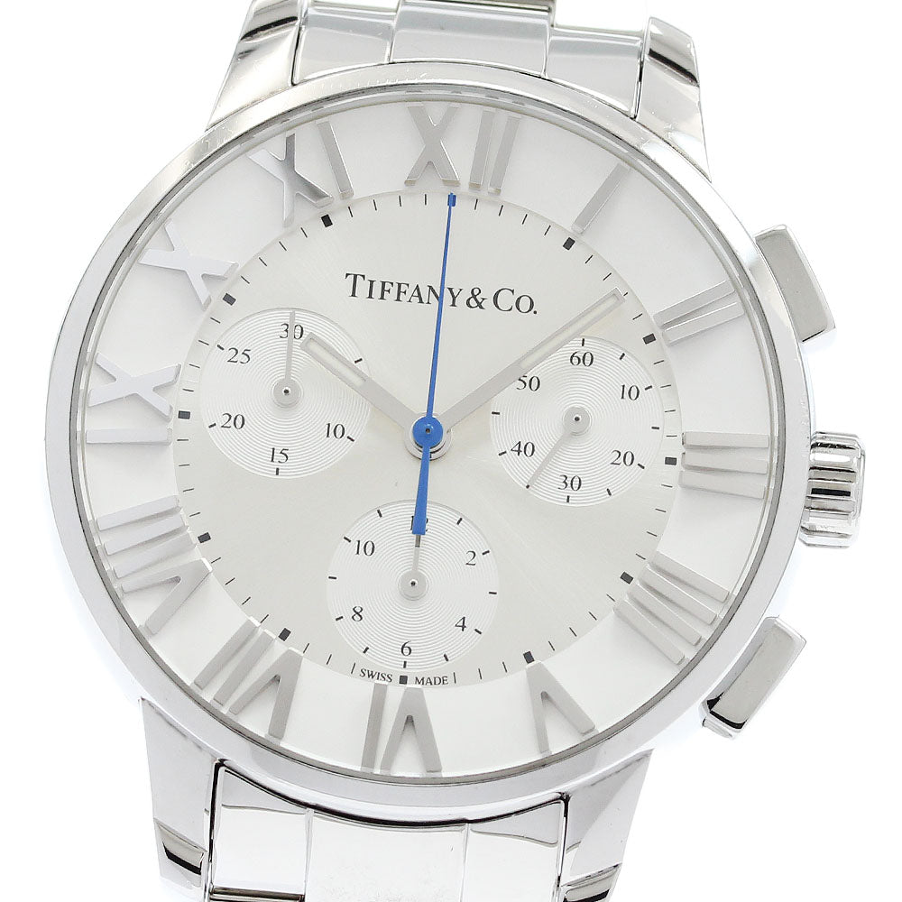 TIFFANY&Co. Atlas Dome Date Silver Dial Quartz Men's Watch_961109