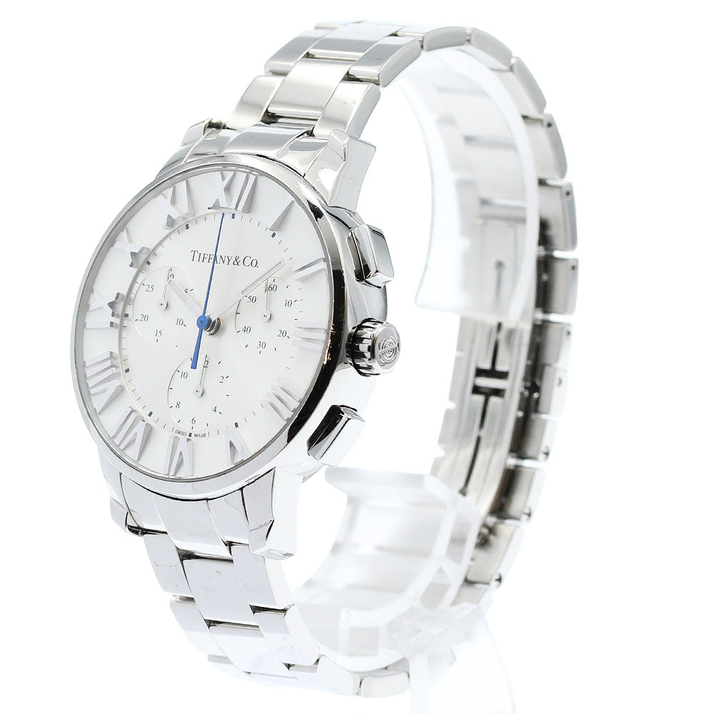 TIFFANY&Co. Atlas Dome Date Silver Dial Quartz Men's Watch_961109