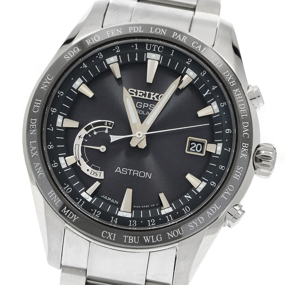 SEIKO Astron SBXB085/8X22-0AG0-2 Solar Powered Radio Men's Watch_961121