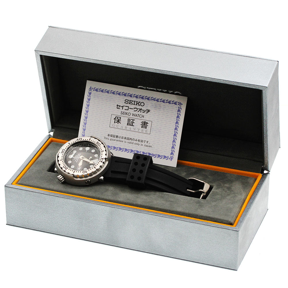 SEIKO Marine master SBBN017/7C46-0AC0 Day date black Dial Quartz Men's_961146