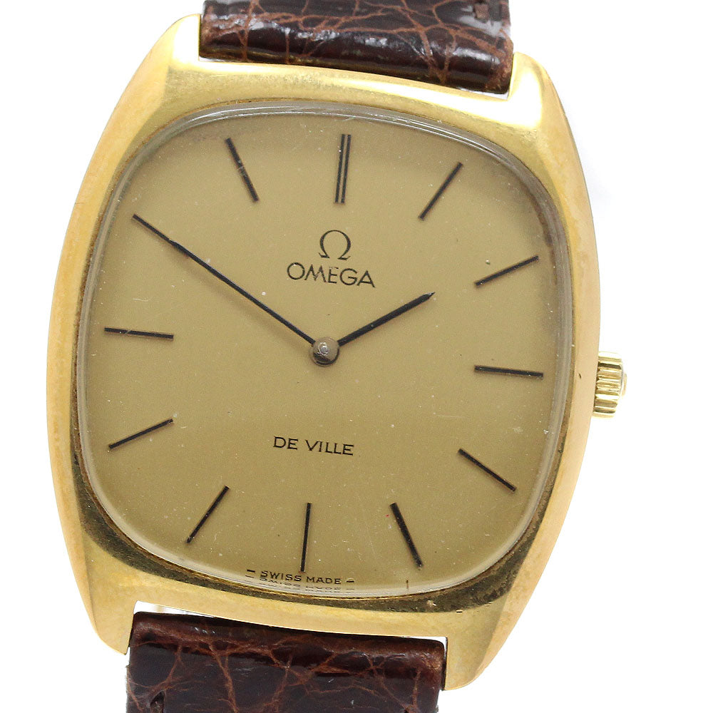 OMEGA De Ville 111.0139 Vintage Cal.625 gold Dial Hand Winding Men's Watch_961166