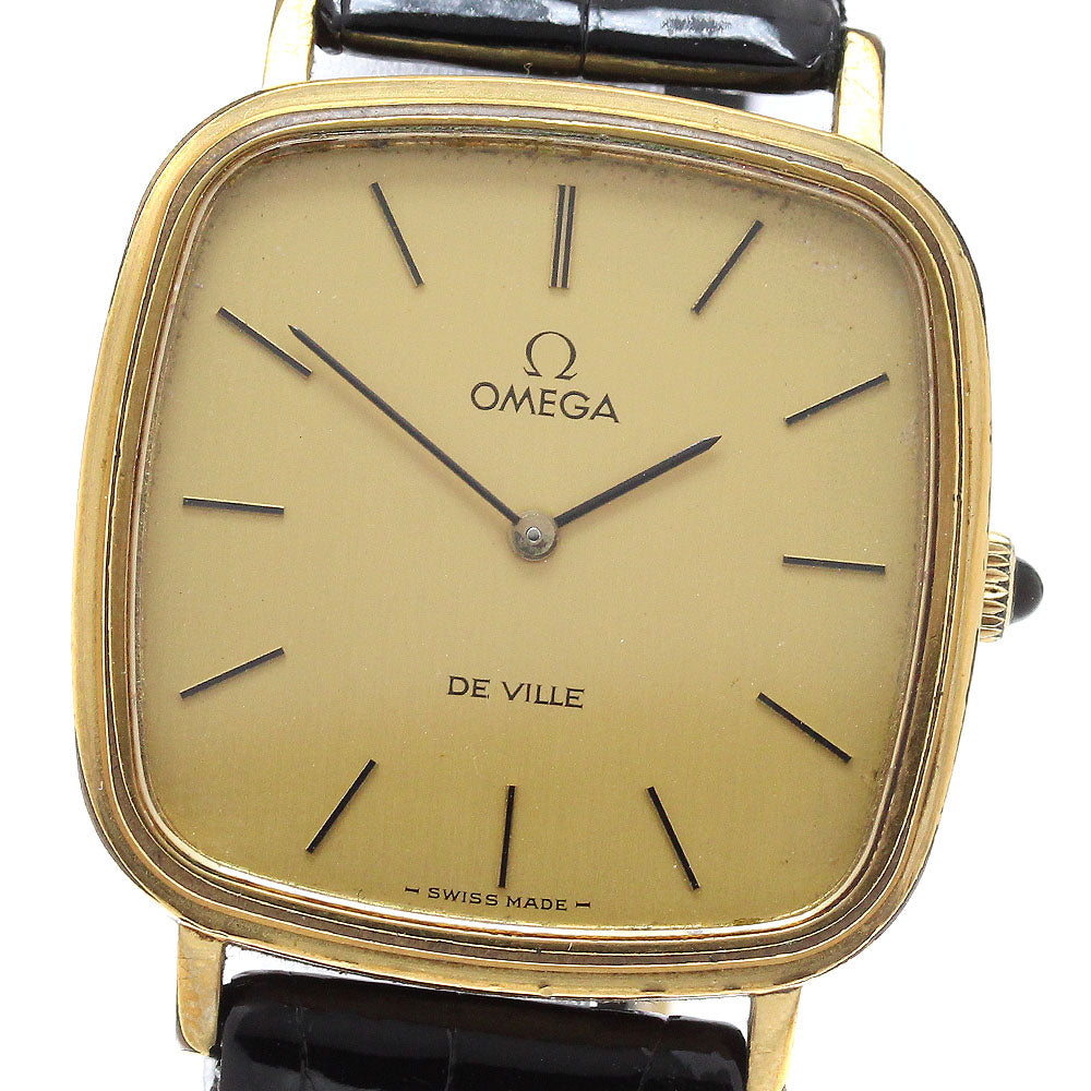 OMEGA De Ville Square 111.0118 cal.625 gold Dial Hand Winding Men's Watch_961167