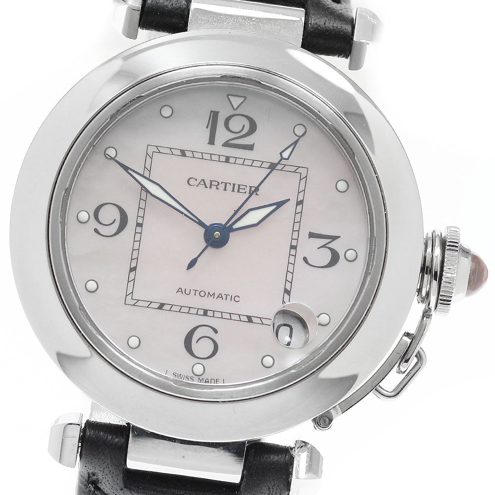 CARTIER Pasha C 2003 Christmas Limited Edition W3106499 Date Pink shell Dial Automatic Ladies Watch_961204