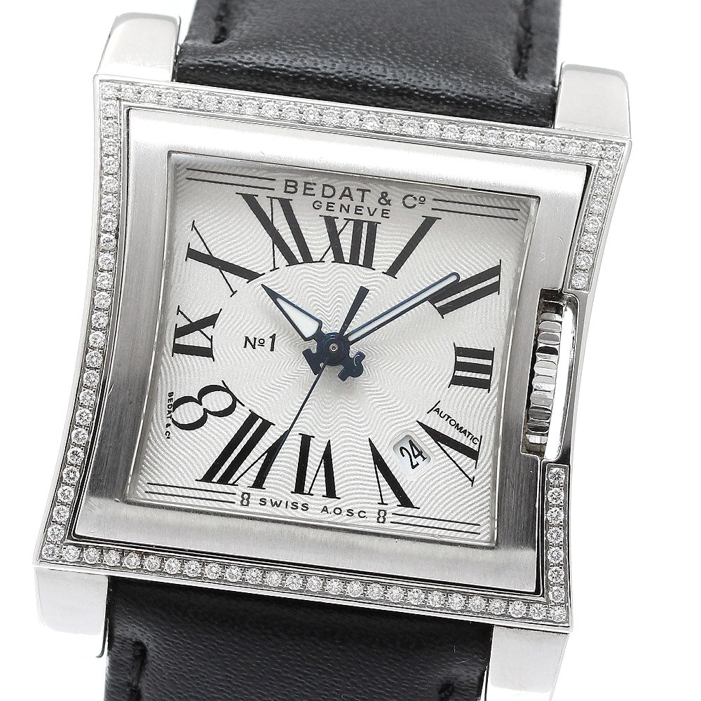 BEDAT&Co No.1 114 date diamond bezel Silver Dial Automatic Boy's Watch_961304