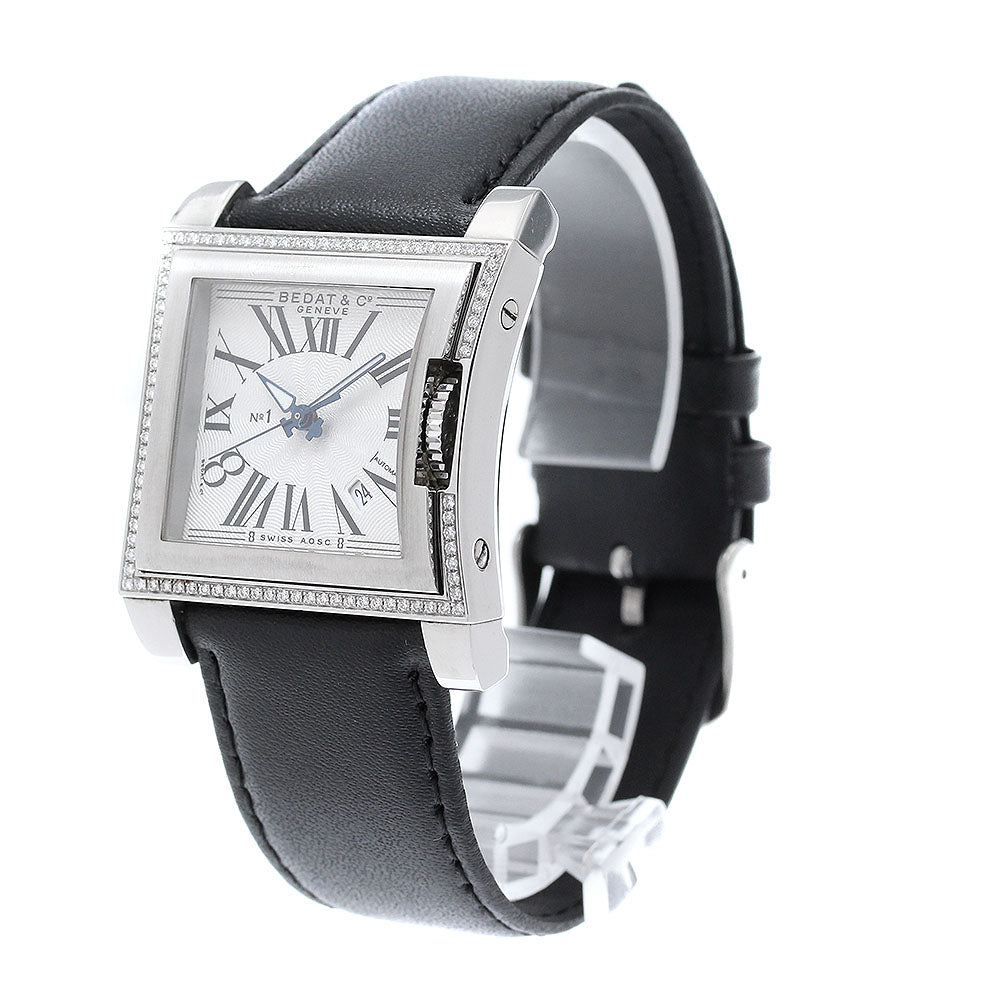 BEDAT&Co No.1 114 date diamond bezel Silver Dial Automatic Boy's Watch_961304
