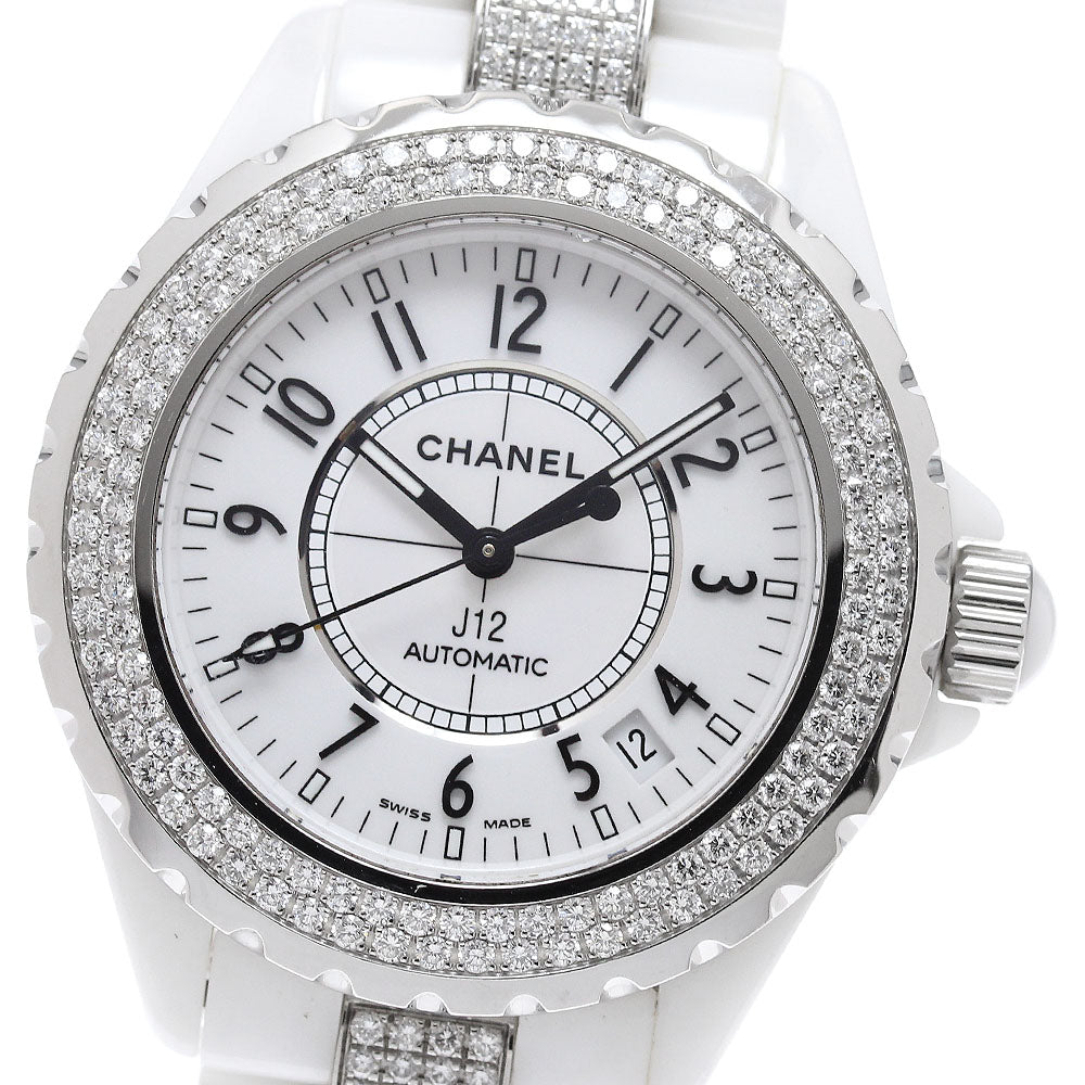 CHANEL J12 H1422 Bezel Breath Diamond white Dial Automatic Men's Watch_961305