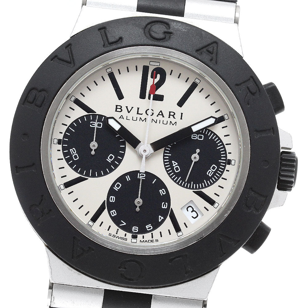 BVLGARI Aluminum BB40ATCH/103383 Date Chronograph Automatic Men's Watch_961324