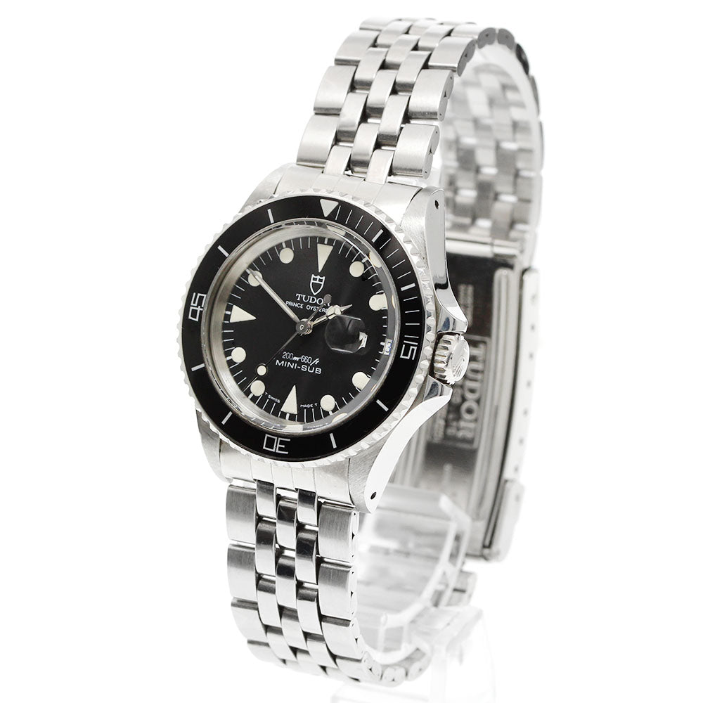 TUDOR Prince Oyster Date Mini Sub 73090 black Dial Automatic Boy's Watch_961476