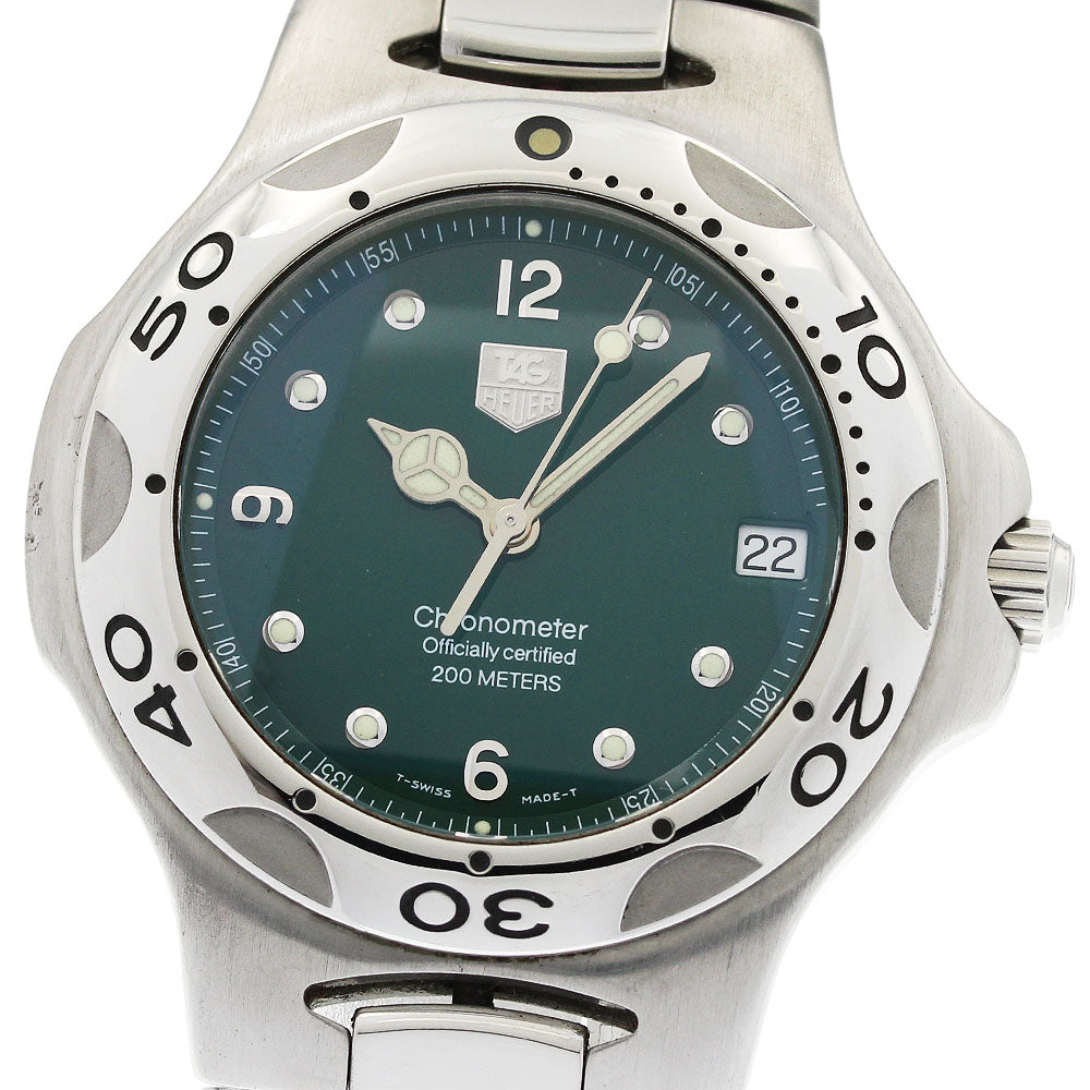 TAG HEUER Kylium WL5112 Date green Dial Automatic Men's Watch_961556