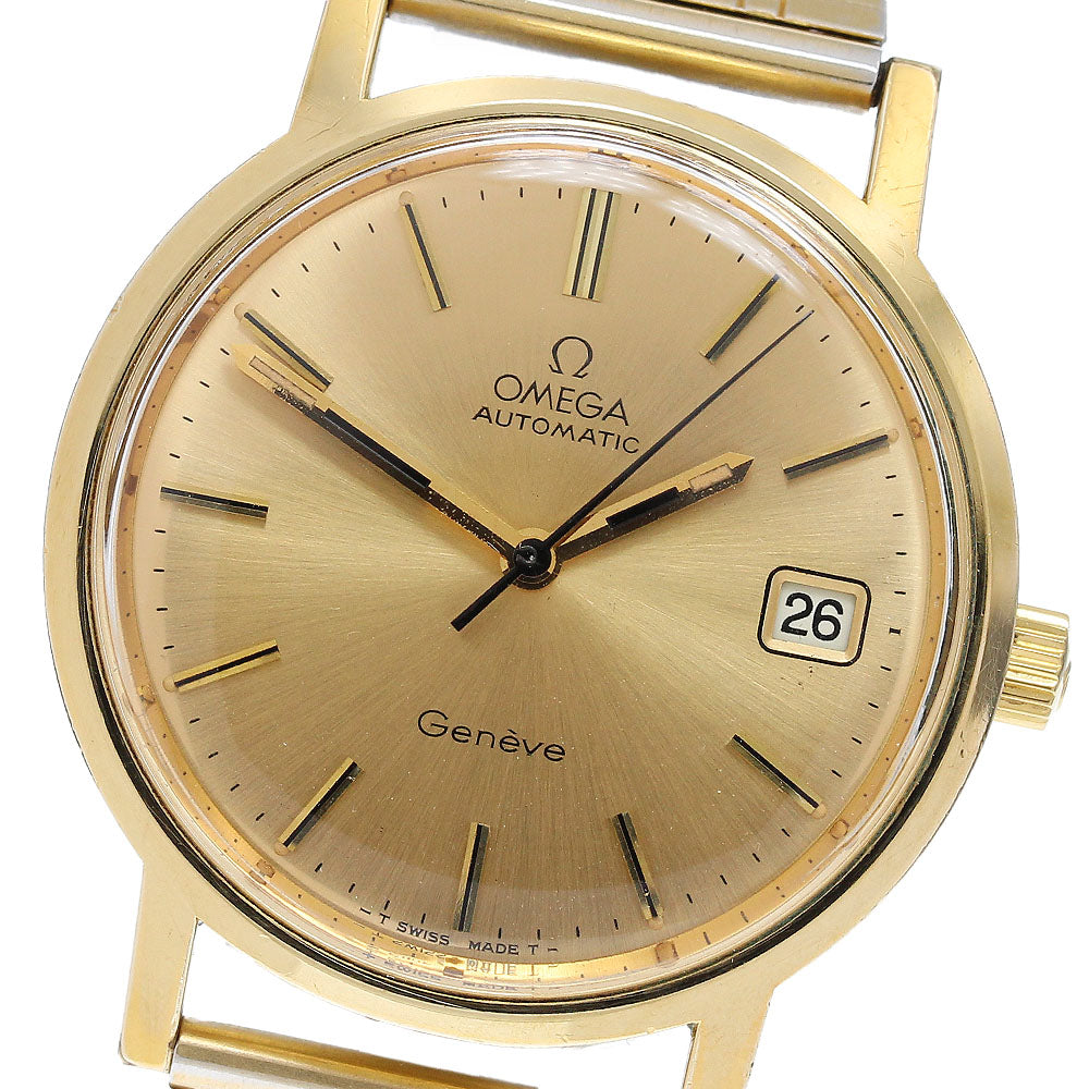 OMEGA Geneve 166.0163 Date Cal.1012 gold Dial Automatic Men's Watch_961618