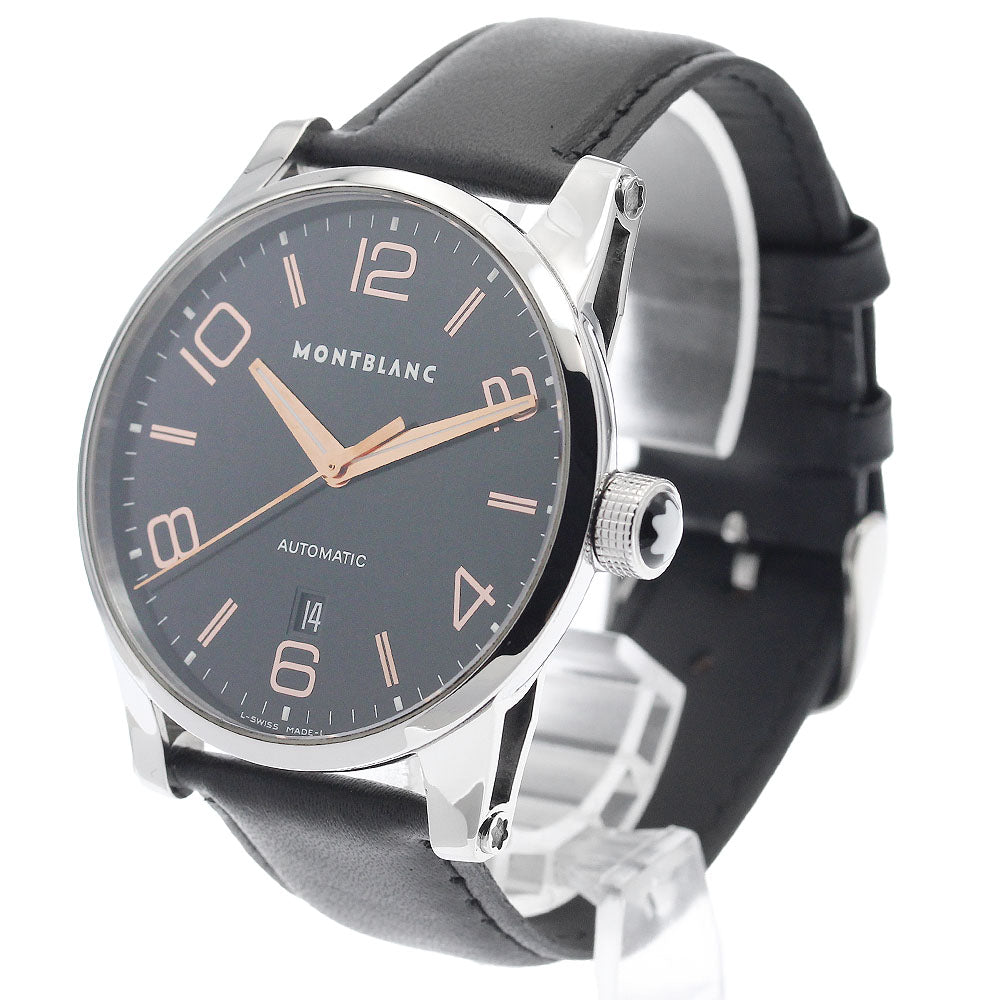MONTBLANC Time walker 101551 Date black Dial Automatic Men's Watch_961664