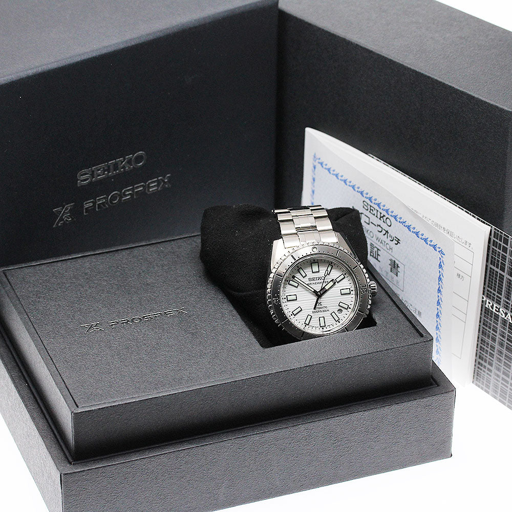 SEIKO Prospex Marine Master SBEN005/6L37-00C0 Silver Dial AT Men's Watch_961683