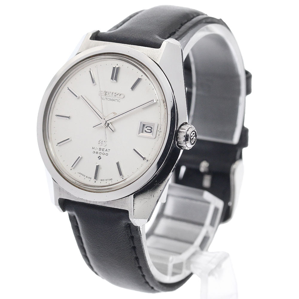 SEIKO Grand Seiko 6145-8000 Date Cal.6145A Silver Dial Automatic Men's_961704